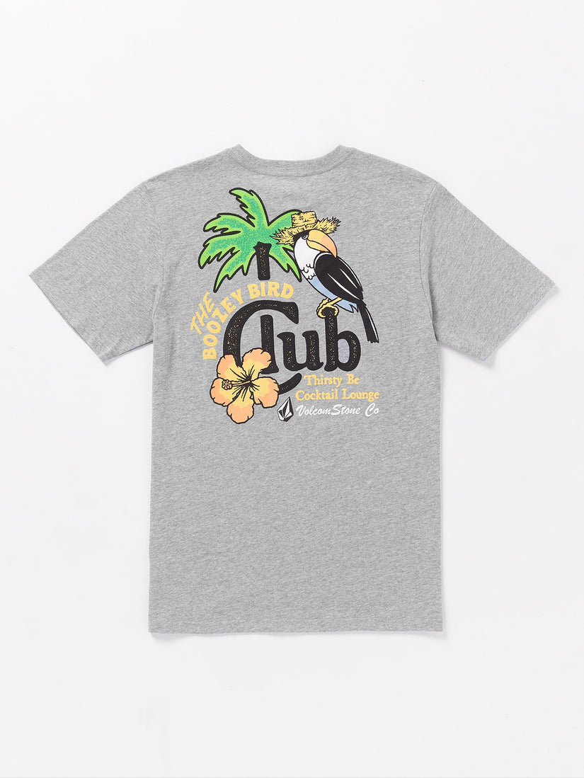 Boozey Bird Short Sleeve Tee - Heather Grey