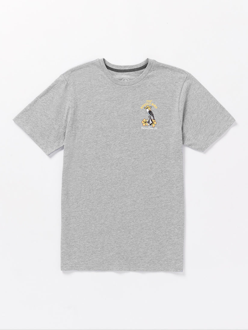 Boozey Bird Short Sleeve Tee - Heather Grey