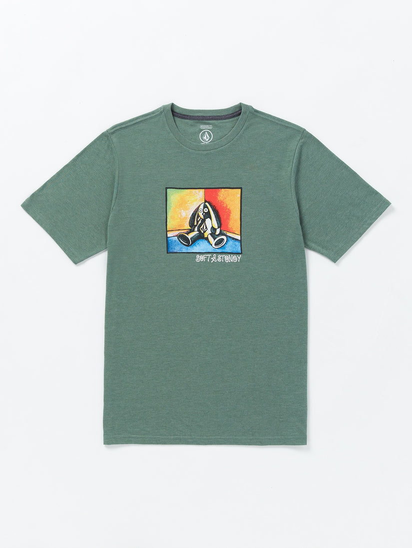 Soft And Stoney Short Sleeve Tee - Fir Green Heather