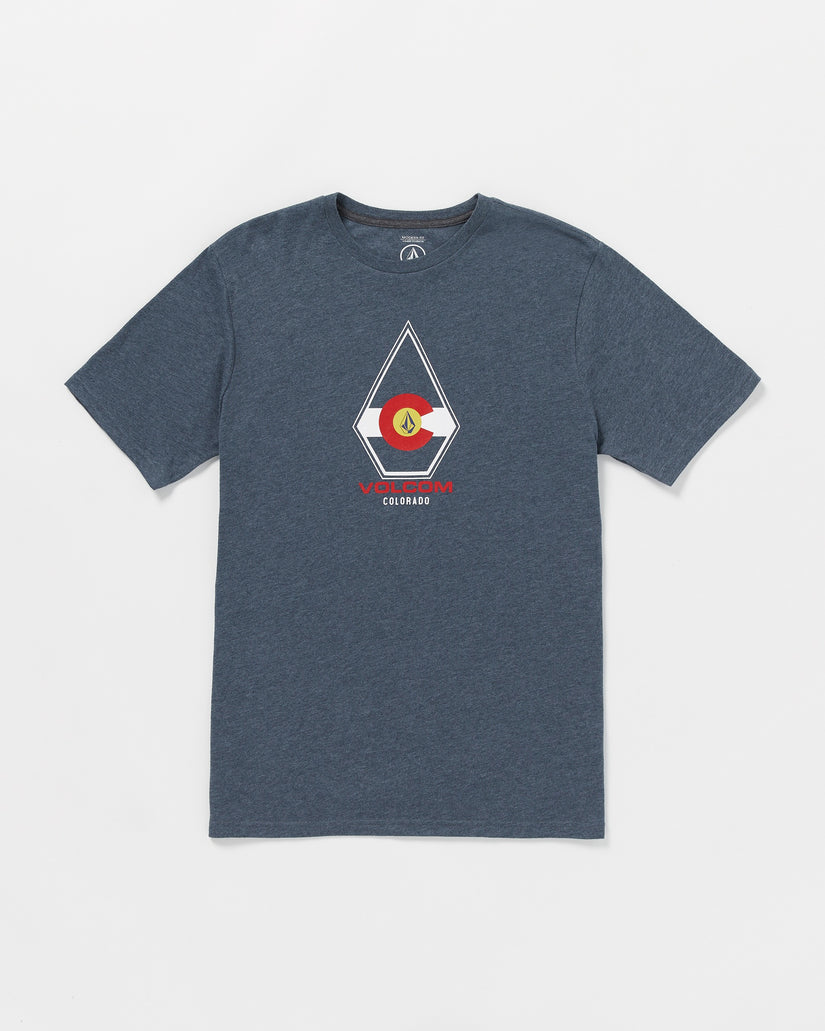 Coloradical Flag Short Sleeve Tee - Navy Heather