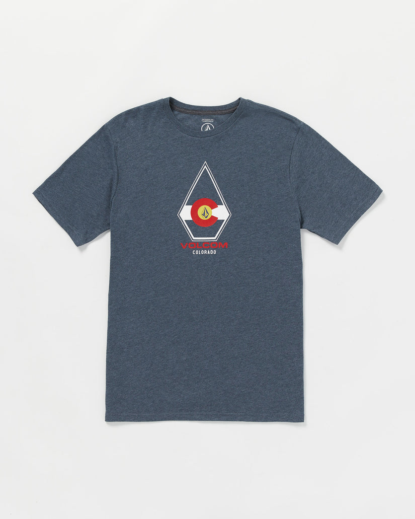 Coloradical Flag Short Sleeve Tee - Navy Heather