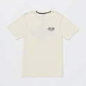 Scrambled Channel Short Sleeve Tee - Off White Heather