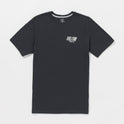 Scrambled Channel Short Sleeve Tee - Washed Black Heather