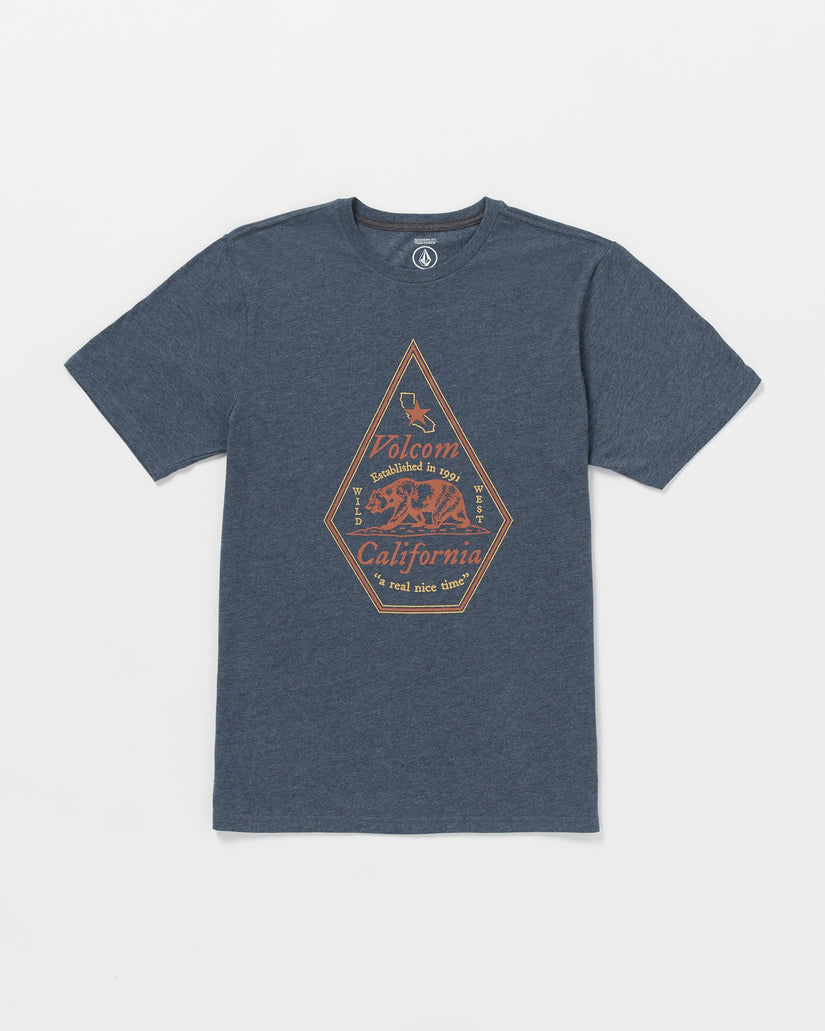 Calinice Time Short Sleeve Tee - Navy Heather