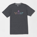 Peaker Short Sleeve Tee - Dark Black Heather