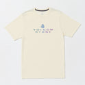 Peaker Short Sleeve Tee - Off White Heater