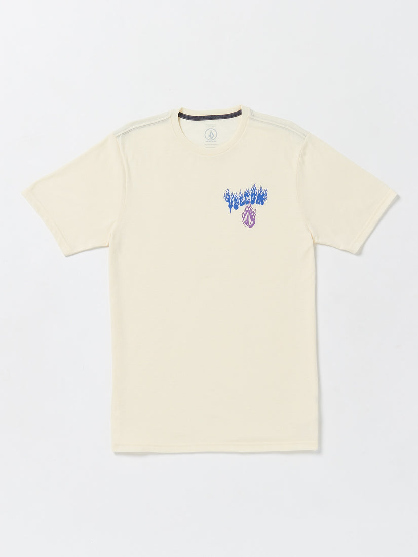 After Burner Short Sleeve Tee - Off White Heater