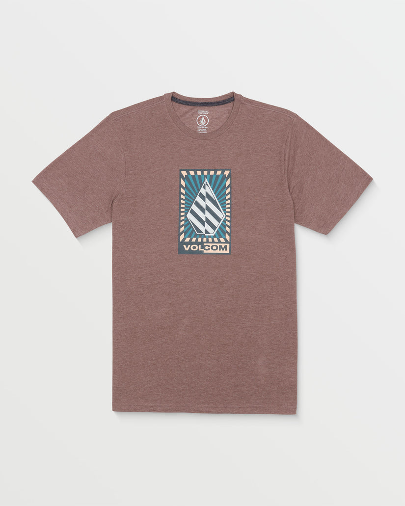 Warble Short Sleeve Tee - Nutmeg Heather