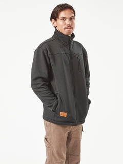 Volcom Workwear Bonded Fleece Jacket - Navy – Volcom US
