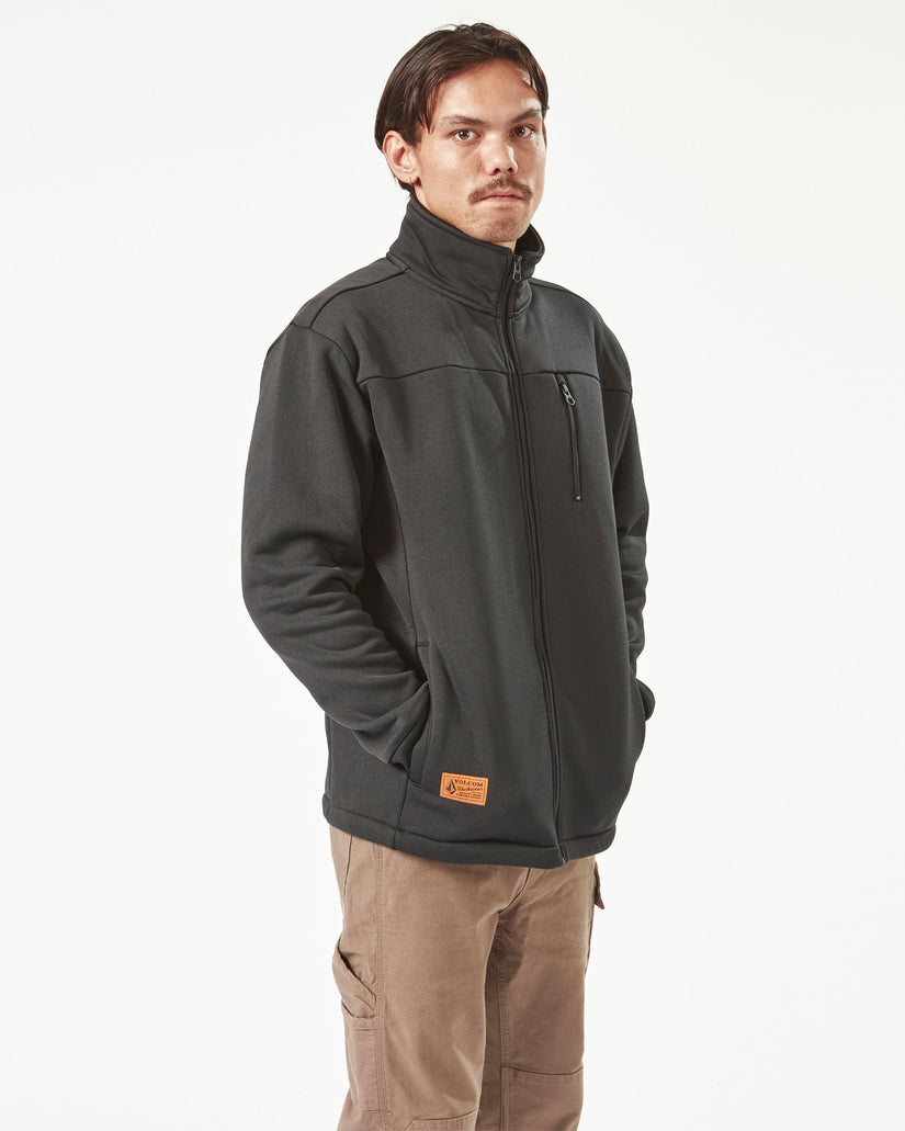 Volcom Workwear Bonded Fleece - Black