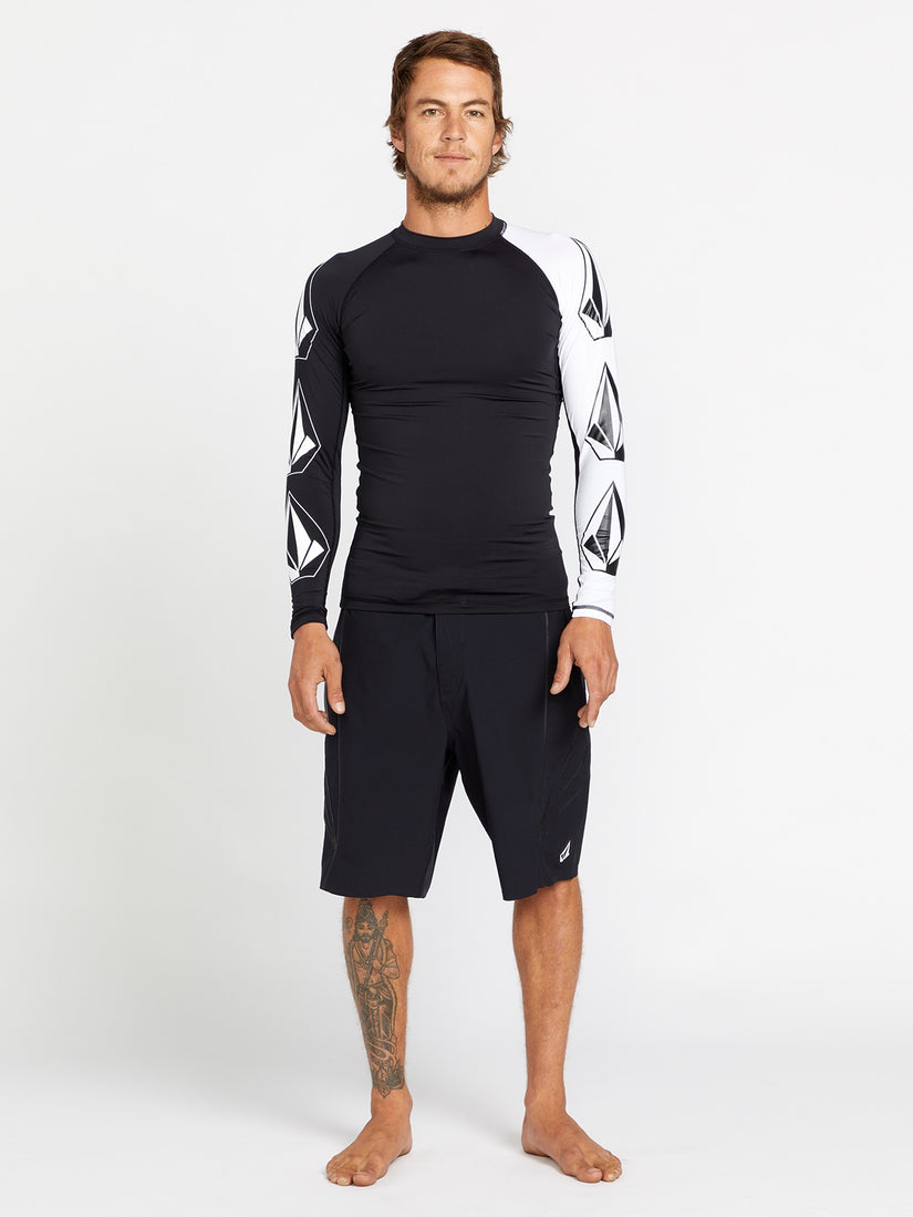 Surf Vitals Jack Robinson Long Sleeve Rashguard - Black