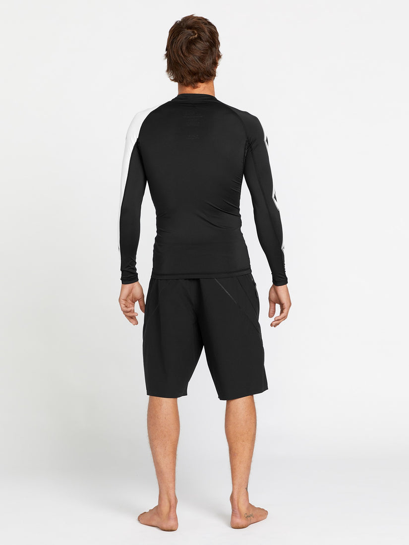 Surf Vitals Jack Robinson Long Sleeve Rashguard - Black