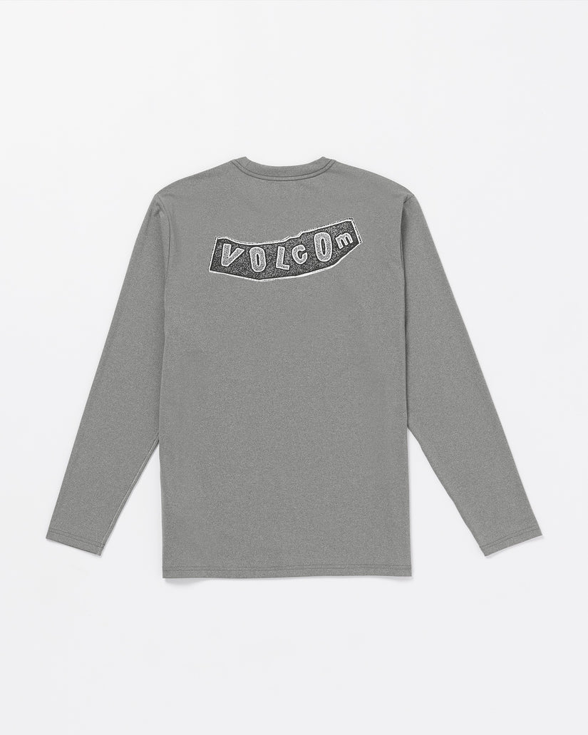 Stone Pistol Long Sleeve Rashguard - Heather Grey