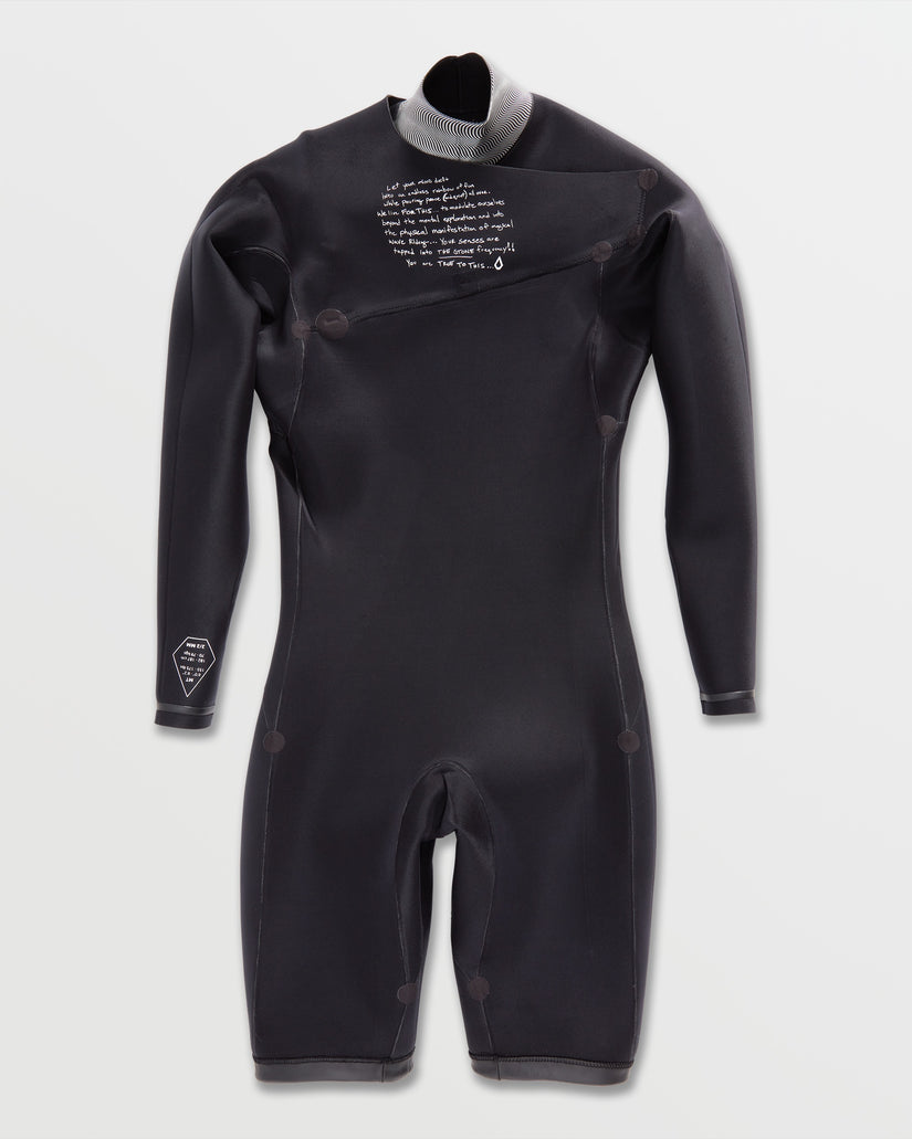 Mens Modulator 2/2mm Long Sleeve Springsuit - Black