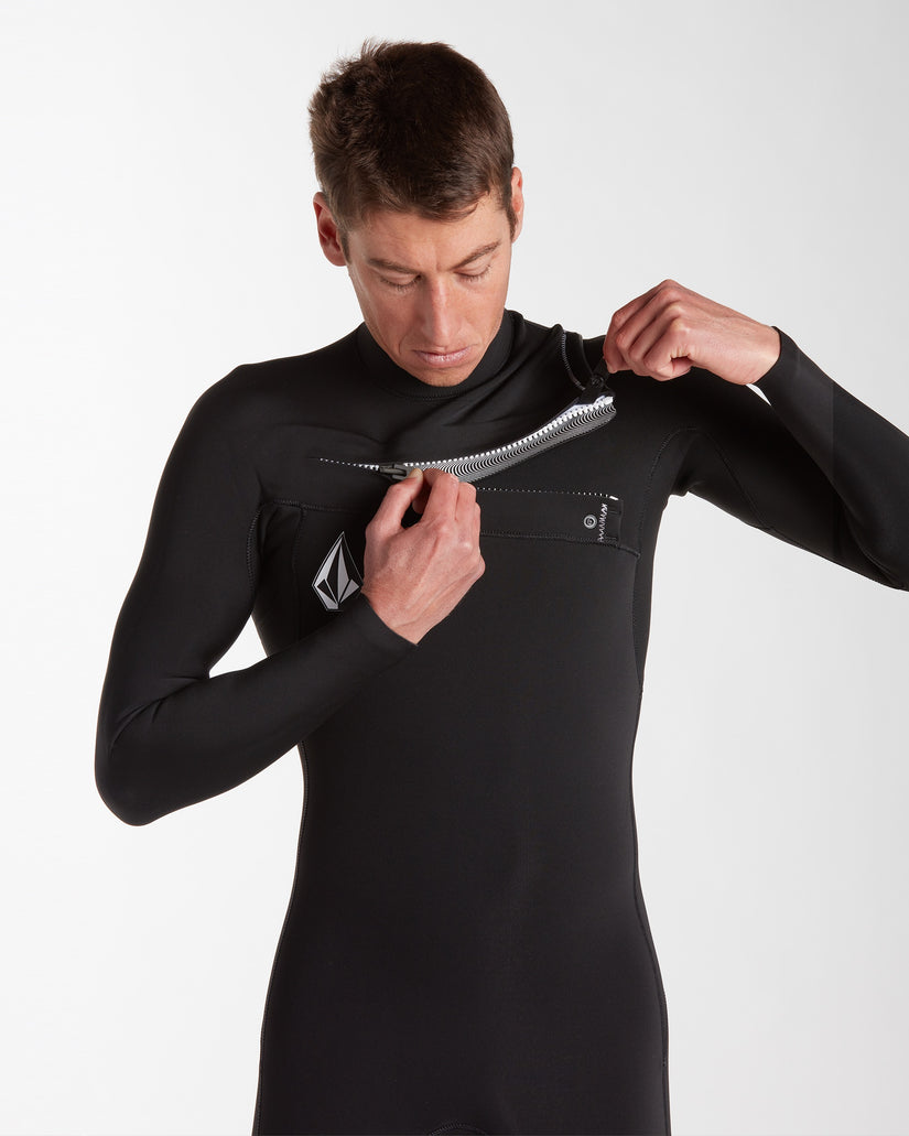 Mens Modulator 2/2mm Long Sleeve Springsuit - Black