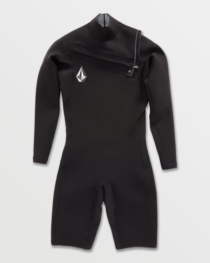 Mens Modulator 2/2mm Long Sleeve Springsuit - Black