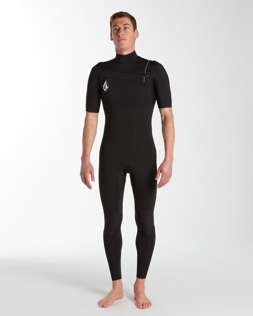 Mens Modulator 2/2mm Short Sleeve Fullsuit - Black