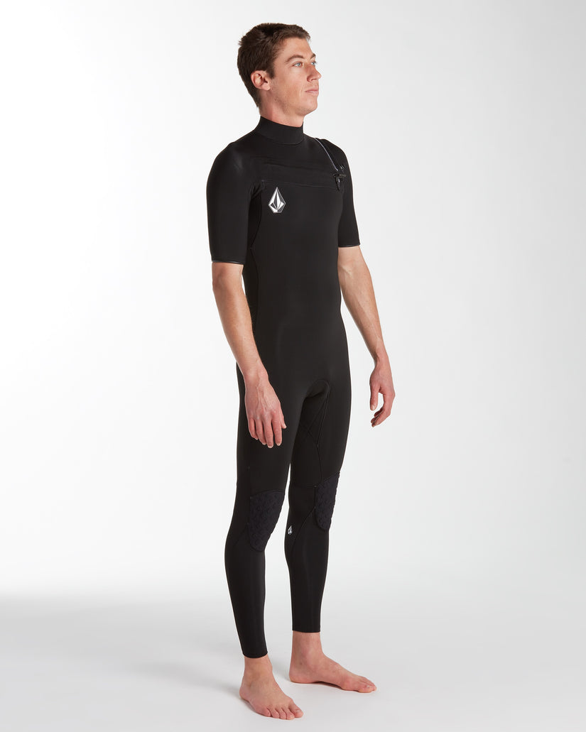 Mens Modulator 2/2mm Short Sleeve Fullsuit - Black