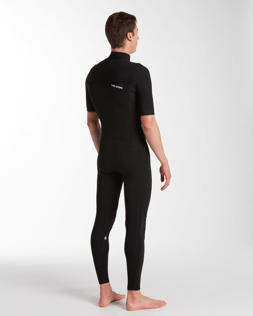 Mens Modulator 2/2mm Short Sleeve Fullsuit - Black