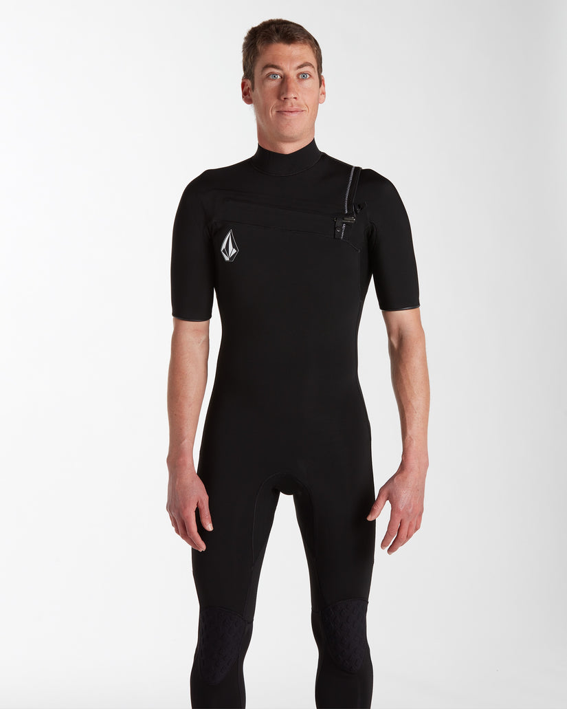 Mens Modulator 2/2mm Short Sleeve Fullsuit - Black