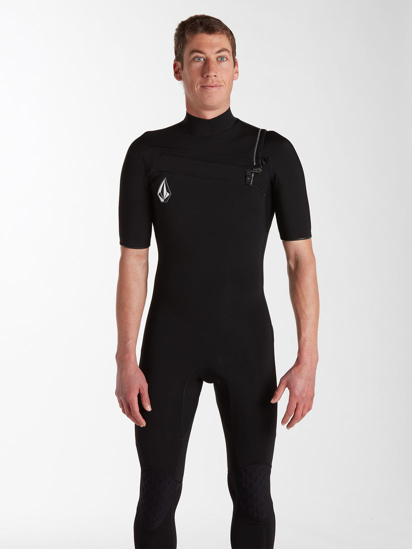 Mens Modulator 2/2mm Short Sleeve Fullsuit - Black