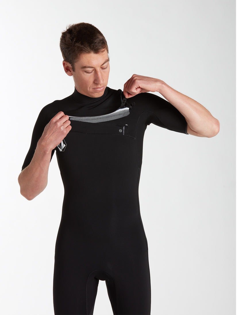 Mens Modulator 2/2mm Short Sleeve Fullsuit - Black