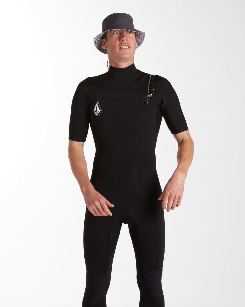 Mens Modulator 2/2mm Short Sleeve Fullsuit - Black