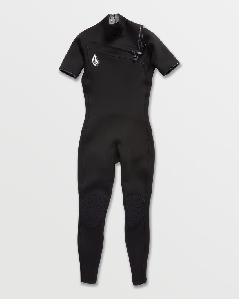 Mens Modulator 2/2mm Short Sleeve Fullsuit - Black