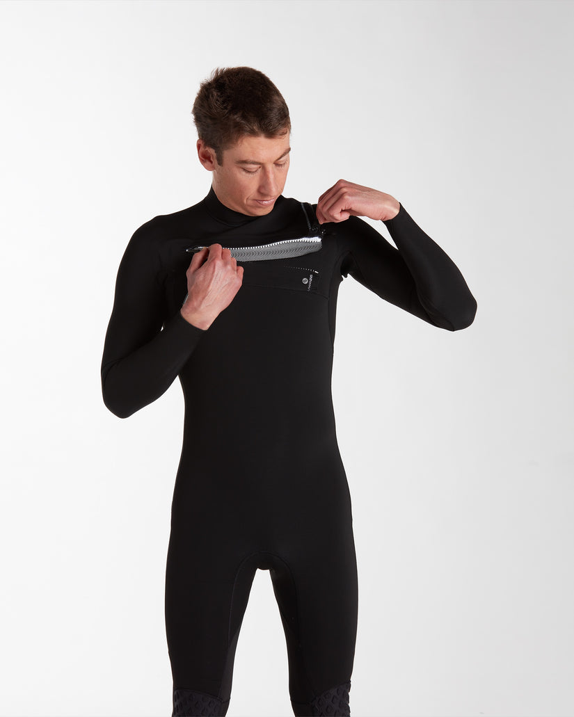 Mens Modulator 2/2mm Long Sleeve Fullsuit - Black