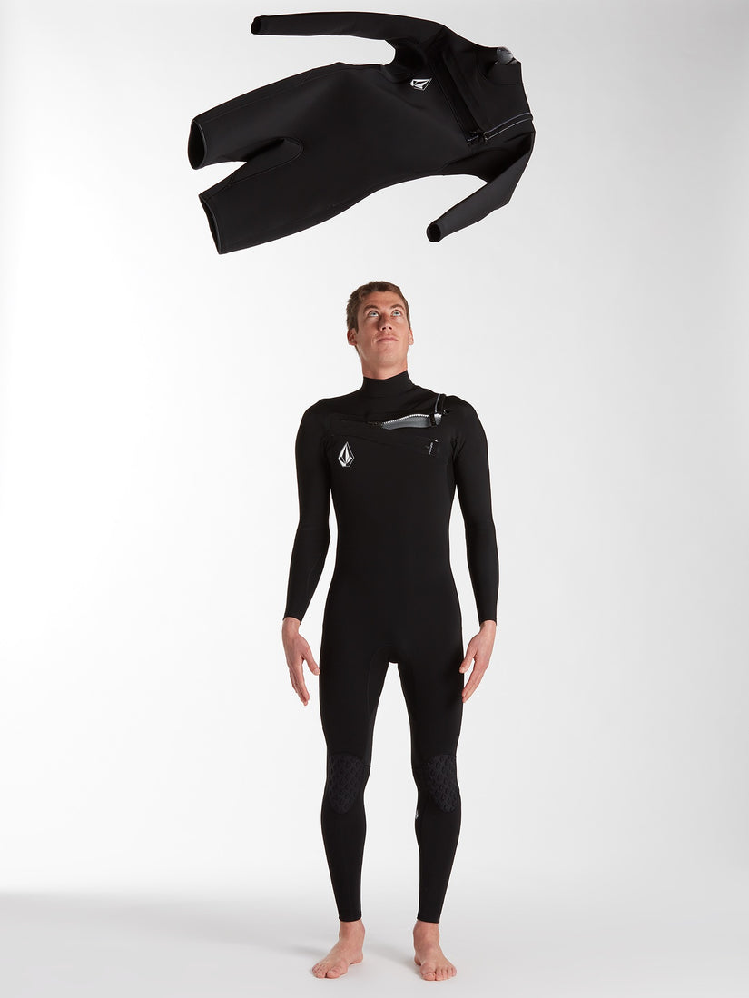 Mens Modulator 2/2mm Long Sleeve Fullsuit - Black