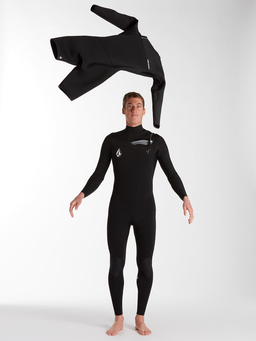 Mens Modulator 2/2mm Long Sleeve Fullsuit - Black