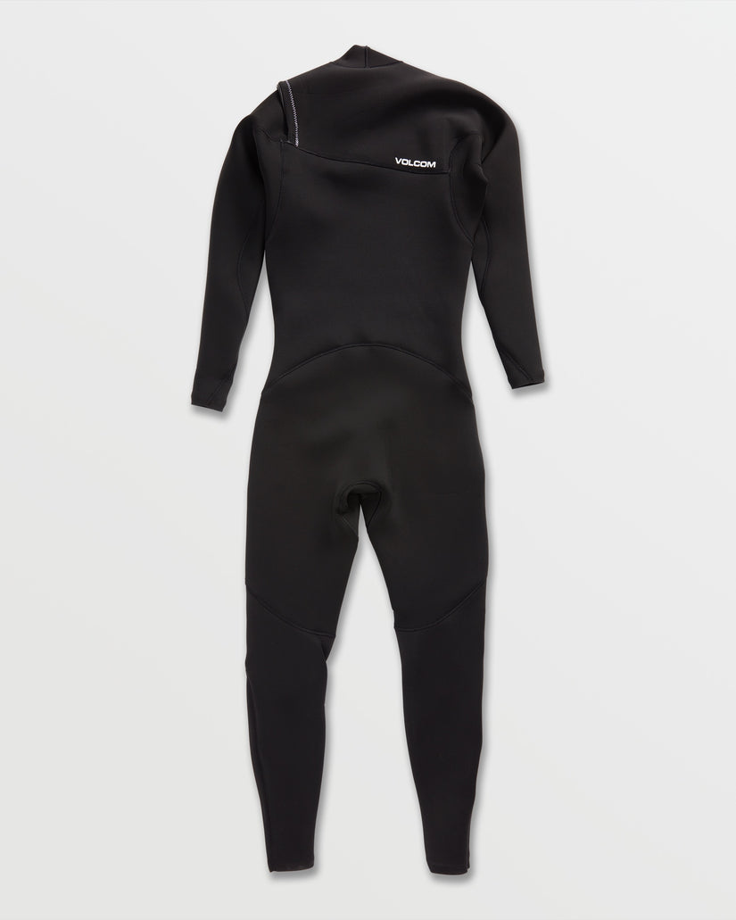 Mens Modulator 3/2mm Chest Zip Fullsuit - Black