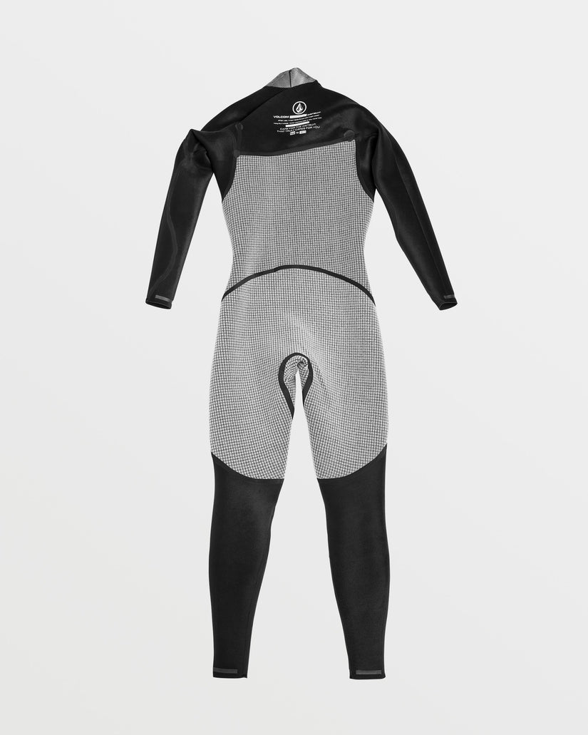 Mens Modulator 4/3mm Chest Zip Fullsuit - Black