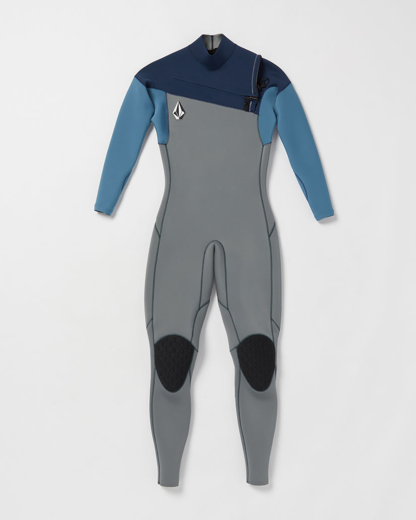 Mens Modulator 4/3mm Chest Zip Fullsuit - Cruzer Blue