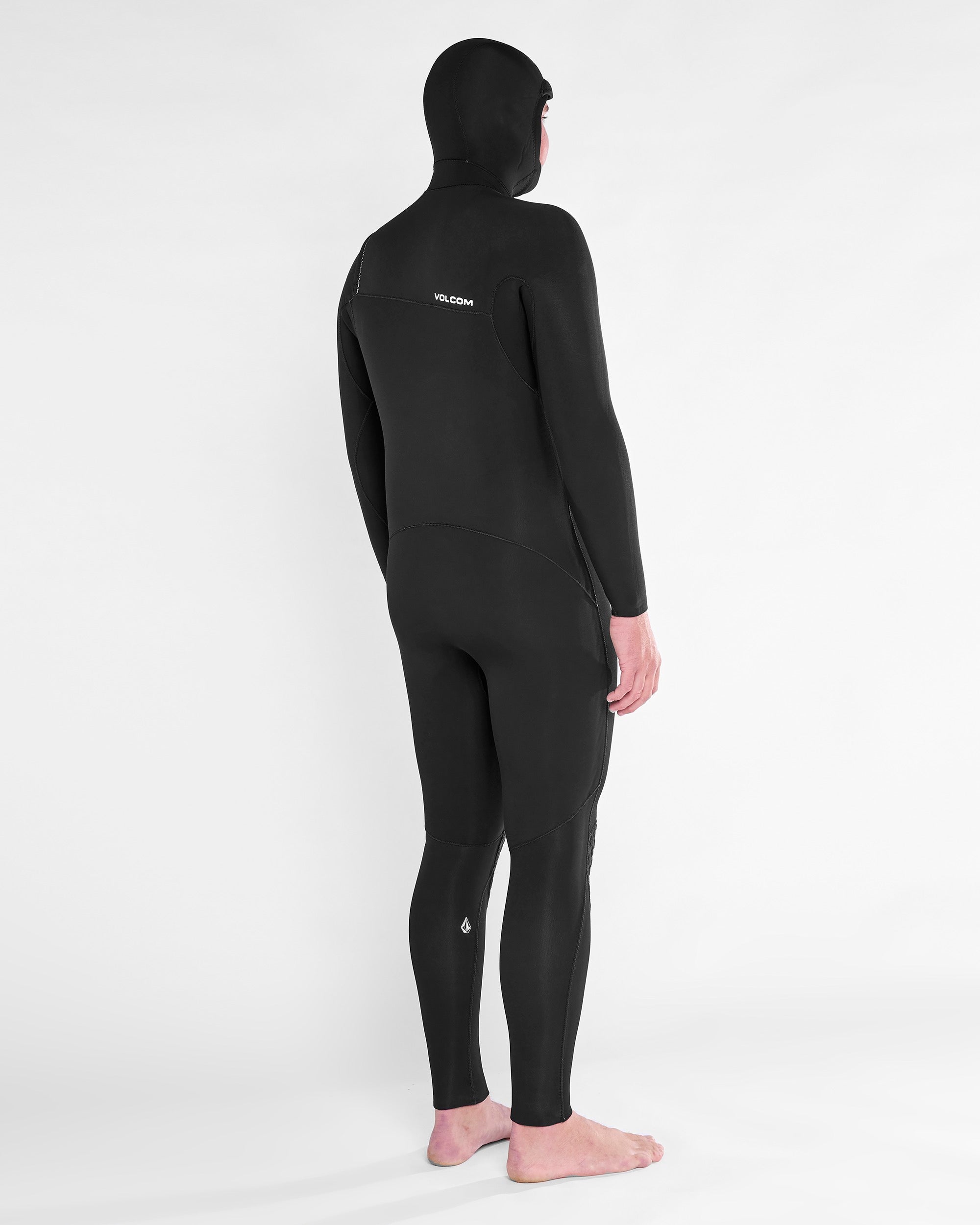 Mens Modulator 4/3mm Hooded Chestzip Fullsuit - Black