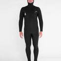 Mens Modulator 4/3mm Hooded Chestzip Fullsuit - Black