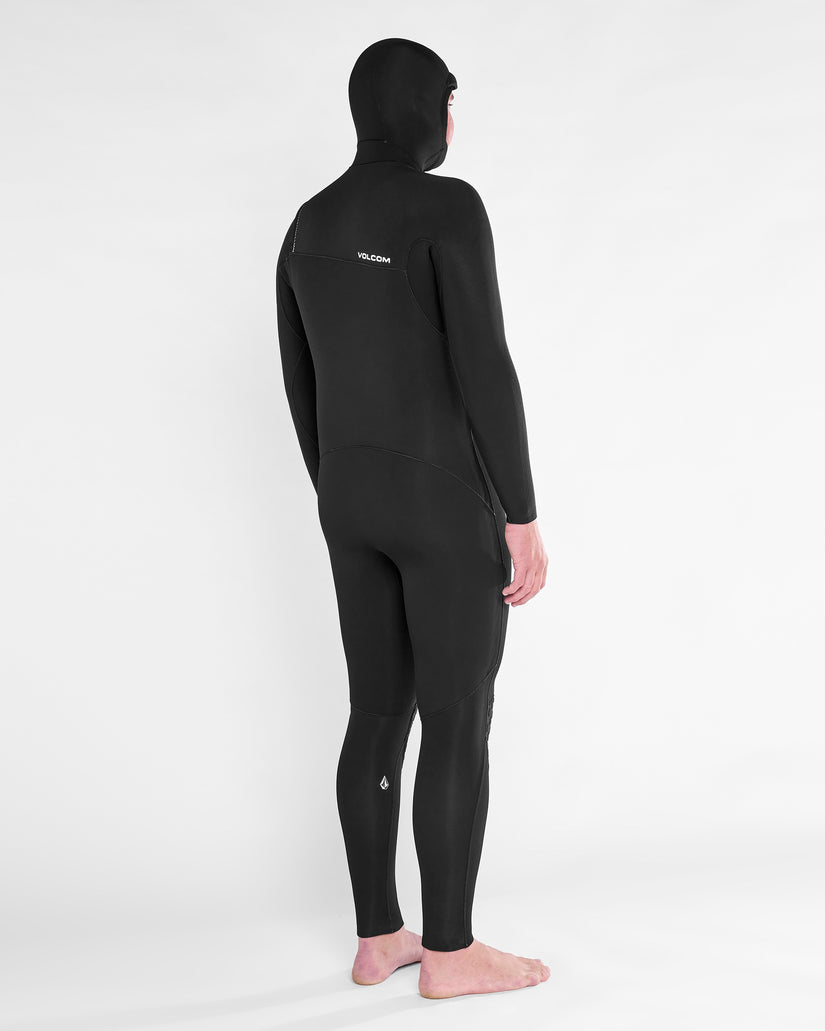 Mens Modulator 5/4/3mm Hood Chestzip Fullsuit - Black