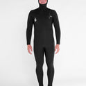 Mens Modulator 5/4/3mm Hood Chestzip Fullsuit - Black