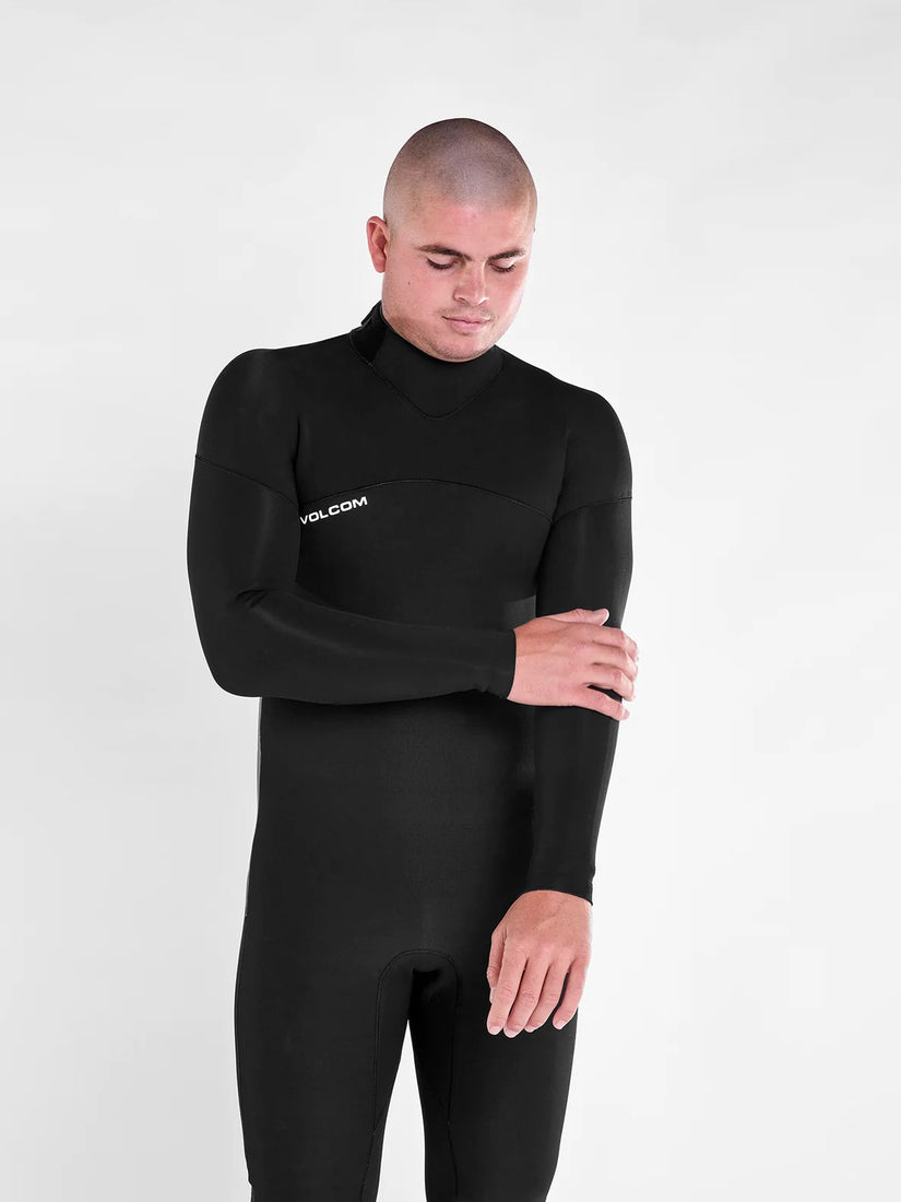 Mens Modulator 4/3mm Long Sleeve Back Zip Fullsuit - Black