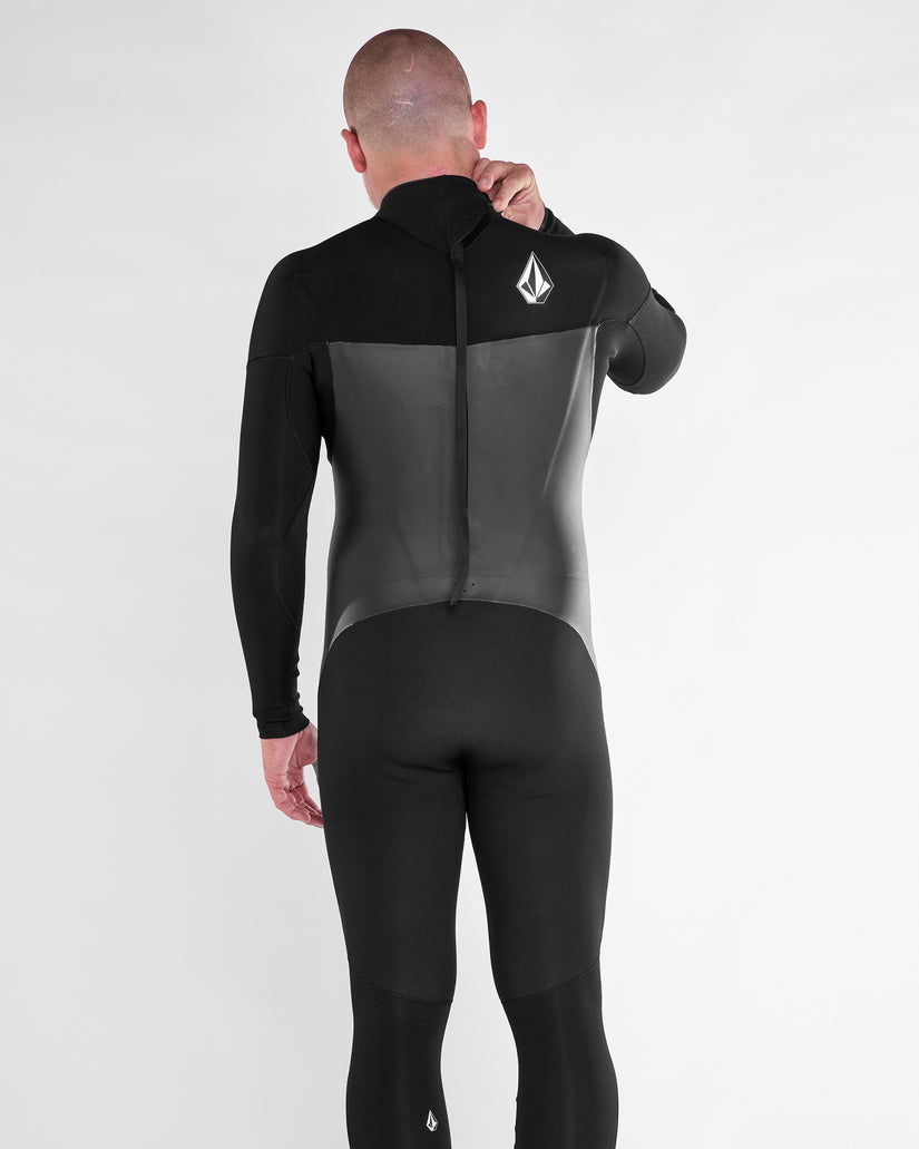 Mens Modulator 4/3mm Long Sleeve Back Zip Fullsuit - Black