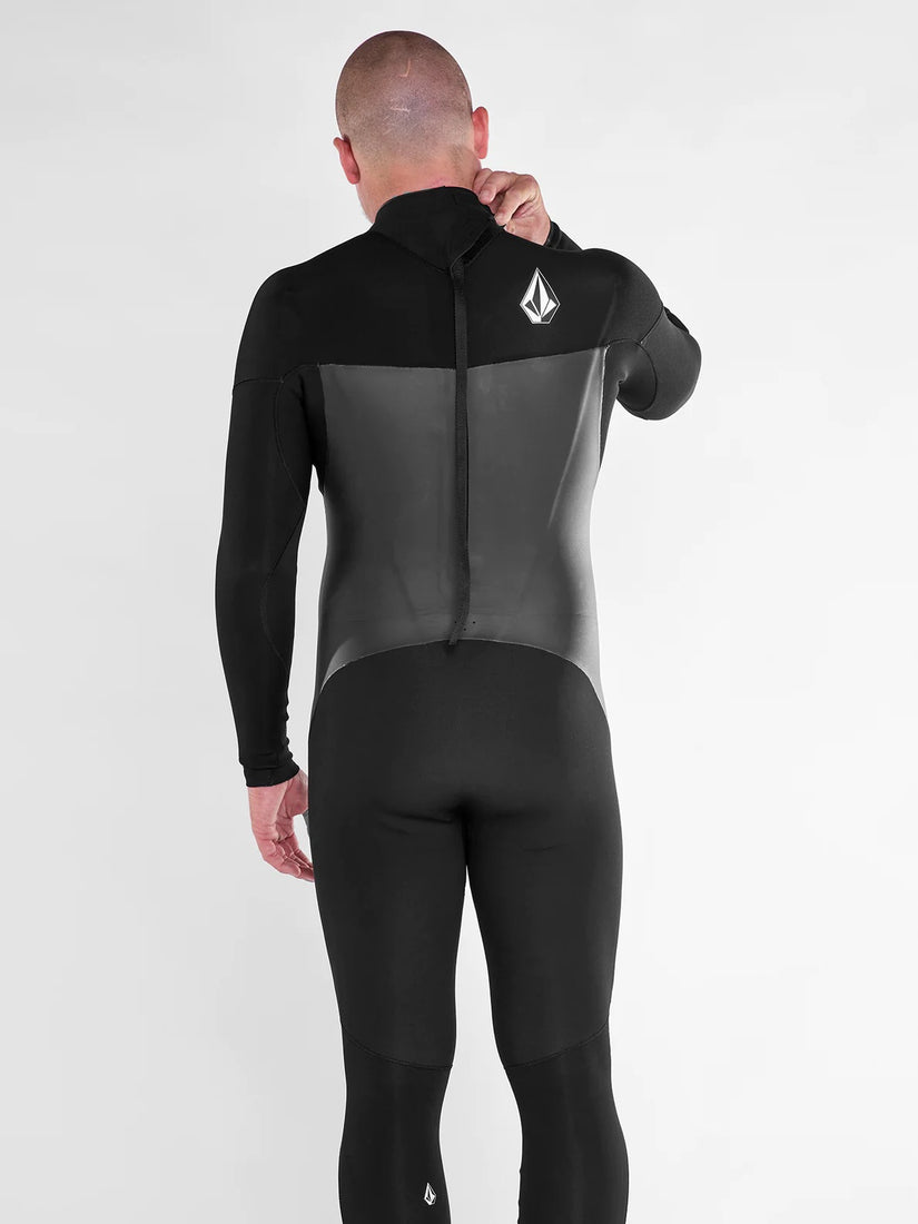 Mens Modulator 4/3mm Long Sleeve Back Zip Fullsuit - Black