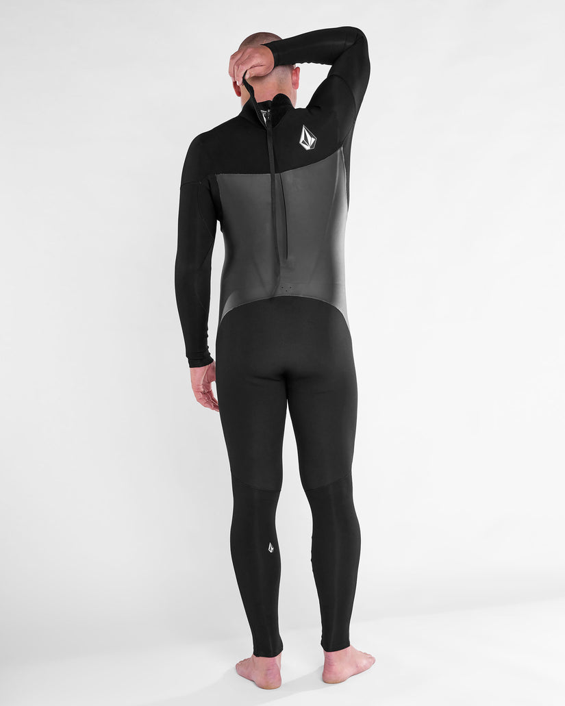 Mens Modulator 4/3mm Long Sleeve Back Zip Fullsuit - Black