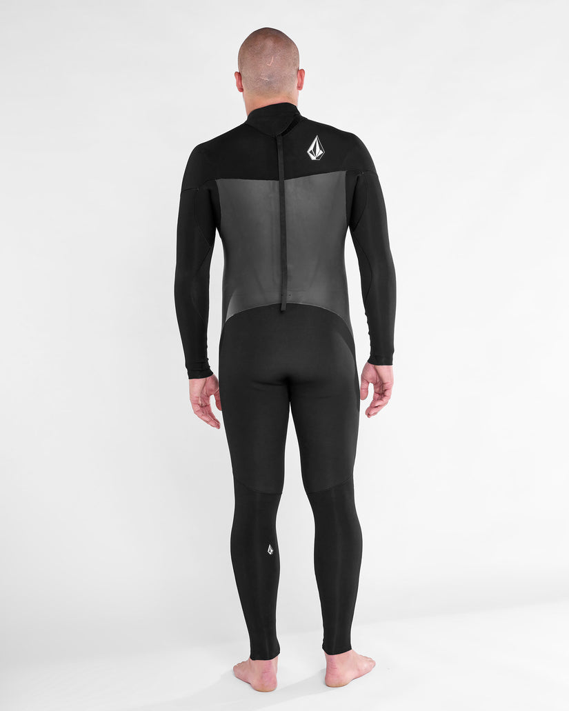 Mens Modulator 4/3mm Long Sleeve Back Zip Fullsuit - Black