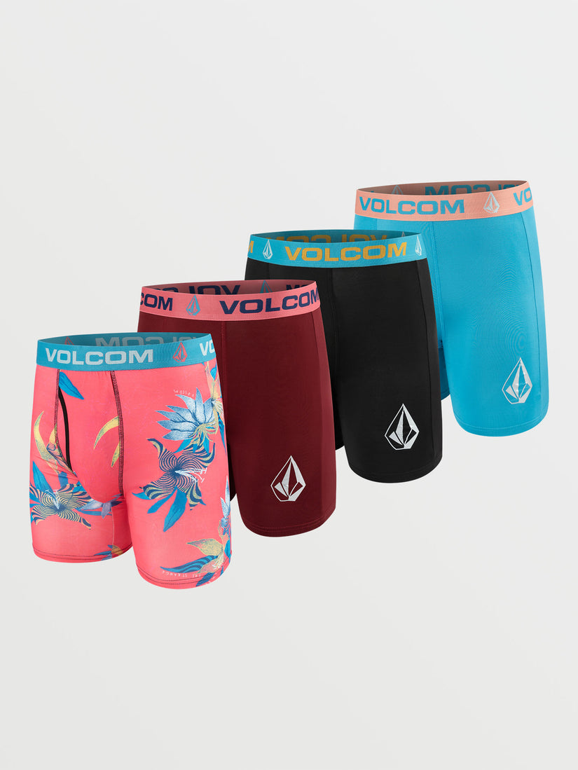 Volcom 4 Pack Boxer Brief 7.5 - Multi