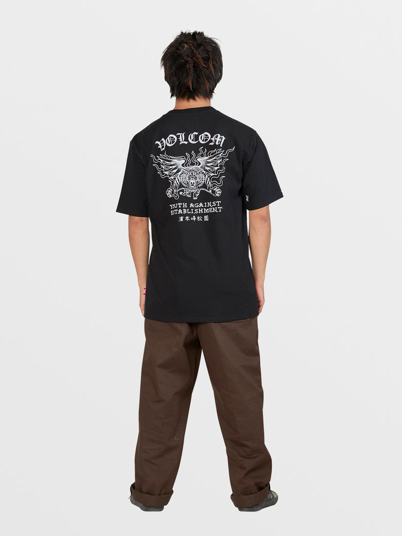 Tokyo True Featured Artist Tiger Short Sleeve Tee - Black