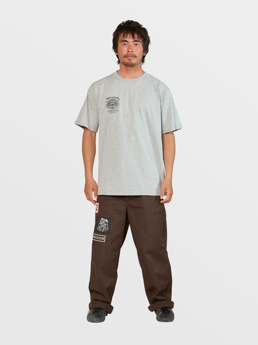 Tokyo True Featured Artist Yusuke Tiger Short Sleeve Tee - Cement Grey