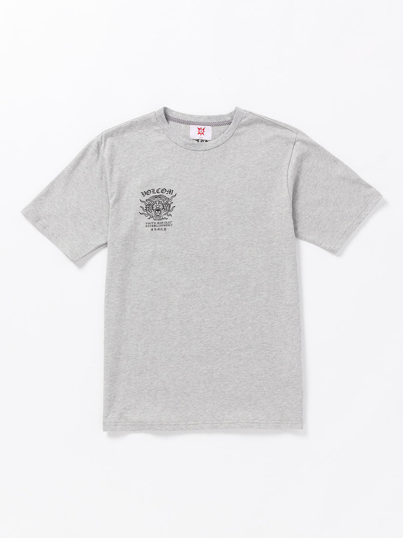 Tokyo True Featured Artist Yusuke Tiger Short Sleeve Tee - Cement Grey