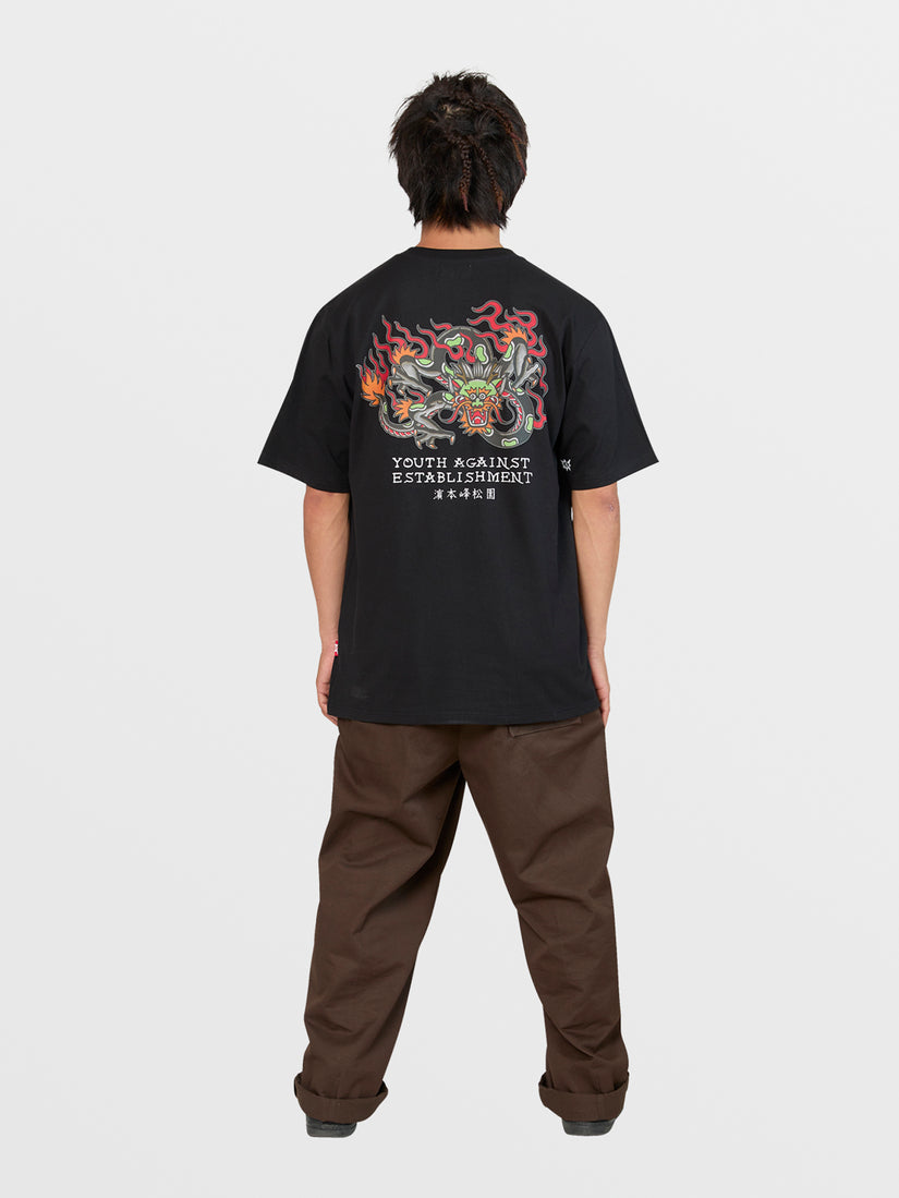 Tokyo True Featured Artist Yusuke Piper Short Sleeve Tee - Black