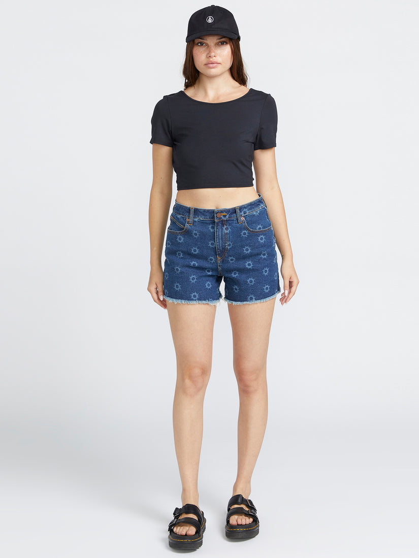 Had Me At Aloha Reversible Top - Black