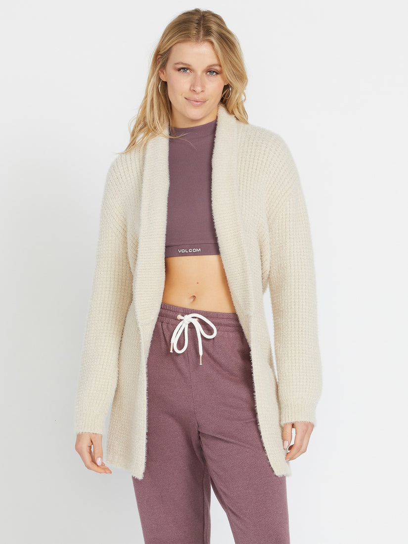 Lived in Lounge Cozy Wrap Cardigan - Cream